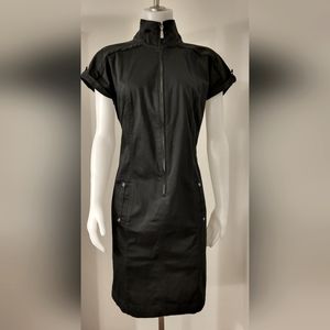 PETER NYGARD Black Zipper Dress